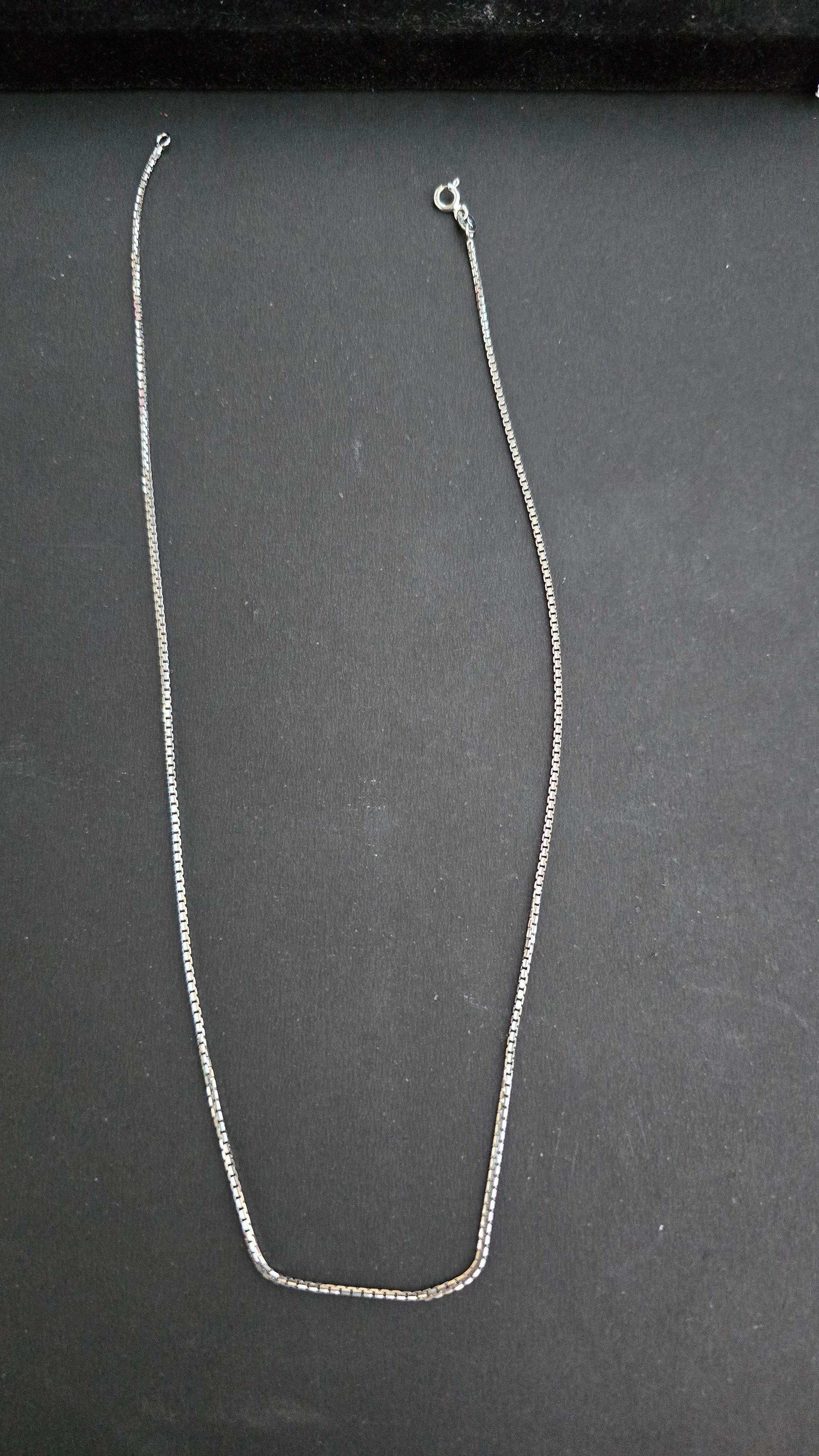 92.5 Sterling Silver Box Chain