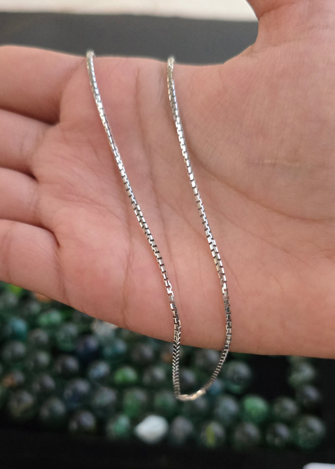 92.5 Sterling Silver Box Chain
