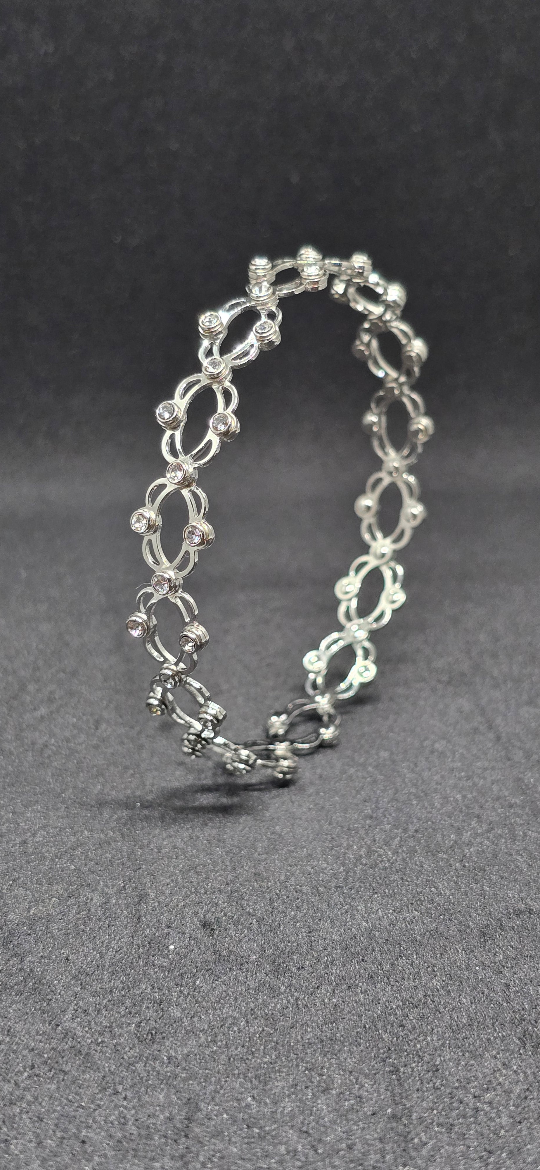 Silver Infinity Flex 2 in 1 Adjustable Ring Bracelet