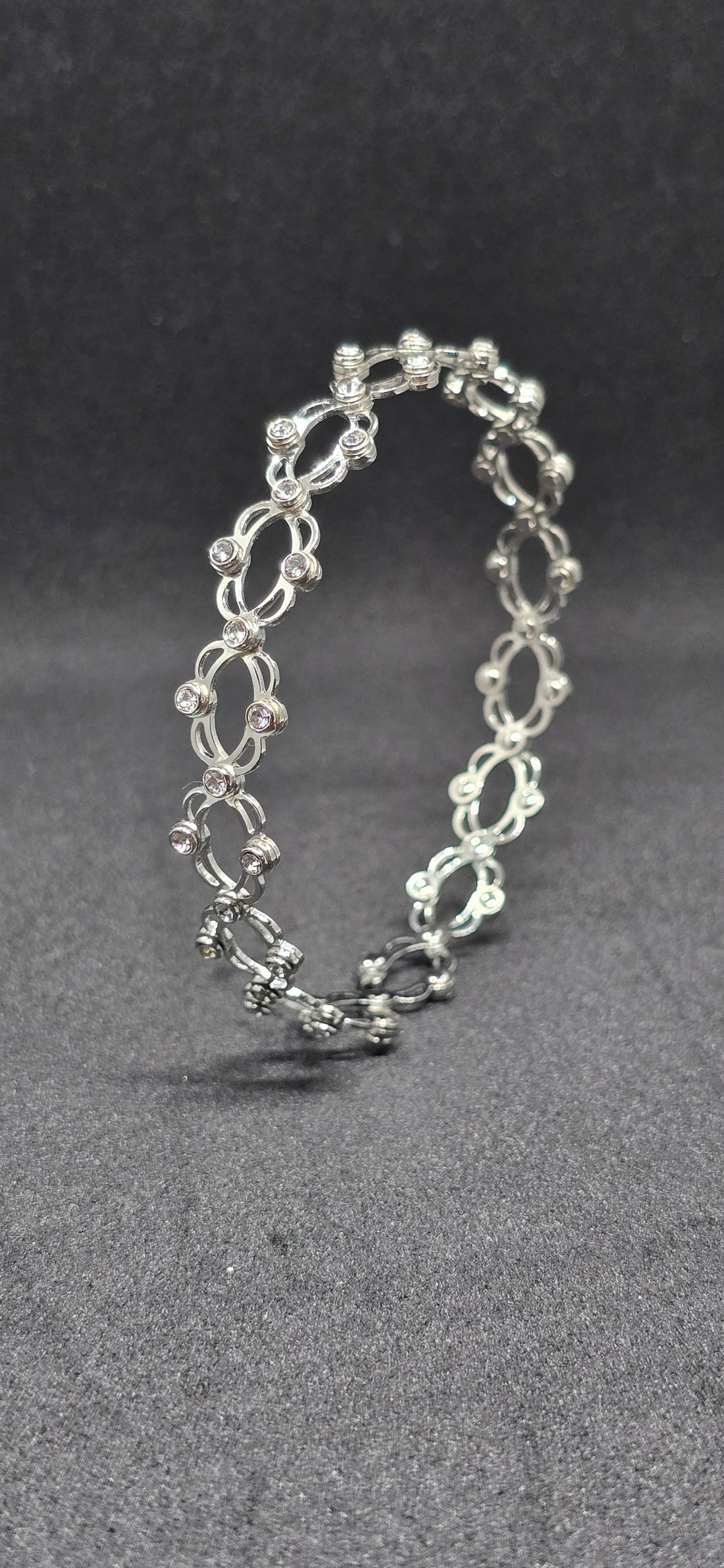 Silver Infinity Flex 2 in 1 Adjustable Ring Bracelet