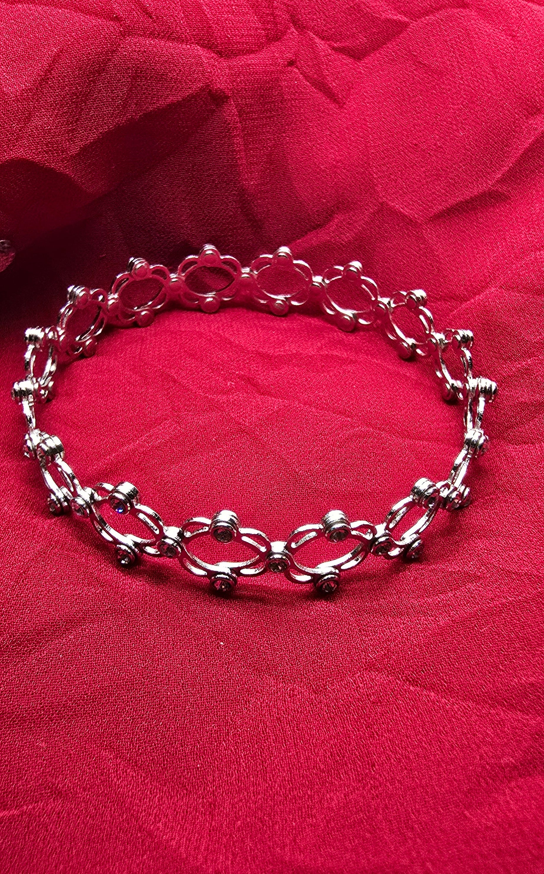 Silver Infinity Flex 2 in 1 Adjustable Ring Bracelet