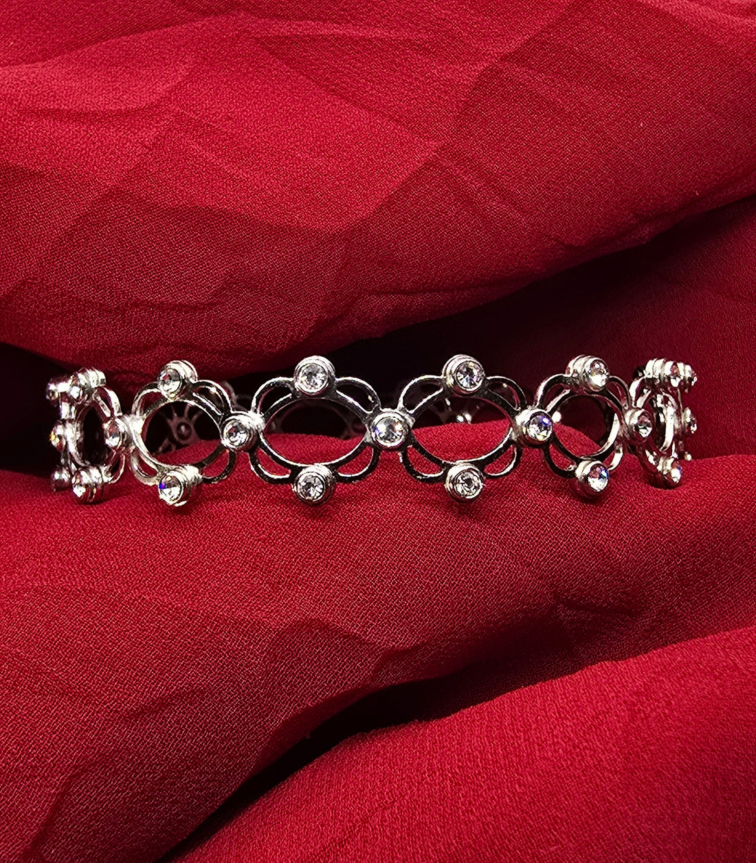 Silver Infinity Flex 2 in 1 Adjustable Ring Bracelet