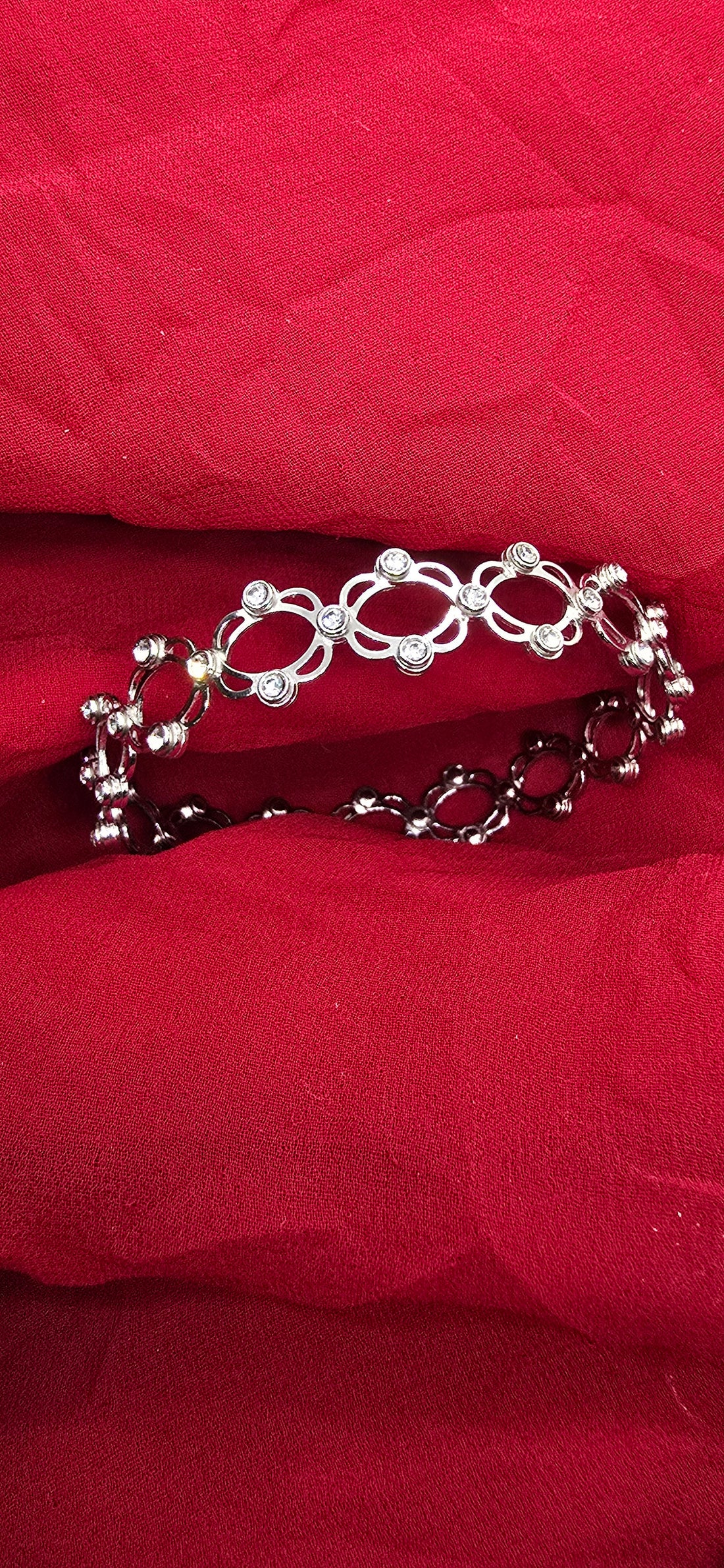 Silver Infinity Flex 2 in 1 Adjustable Ring Bracelet