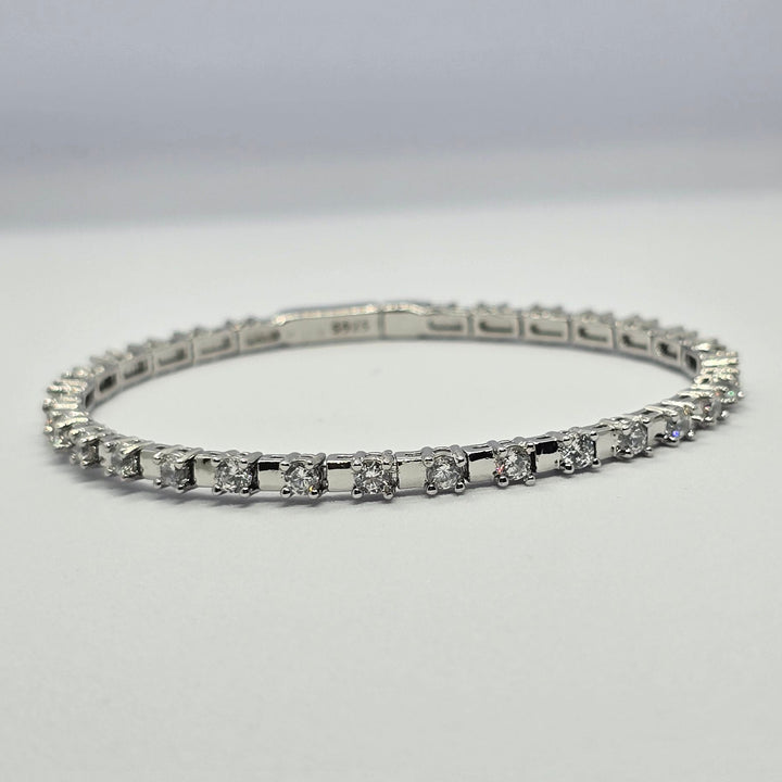 Silver Tennis Bracelet
