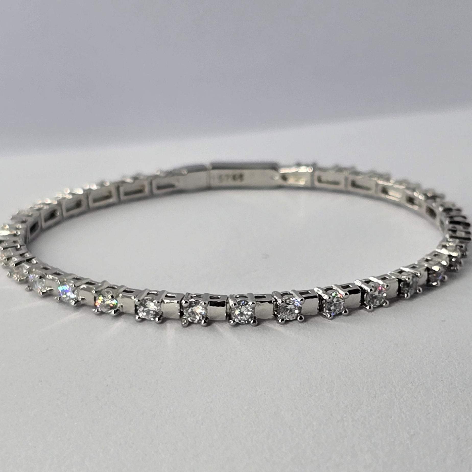 Silver Tennis Bracelet