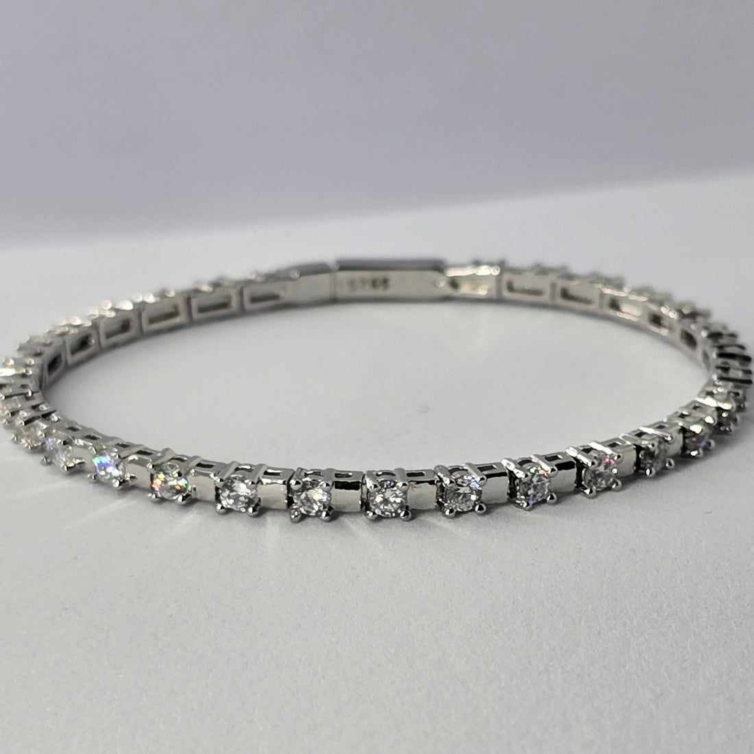 Silver Tennis Bracelet