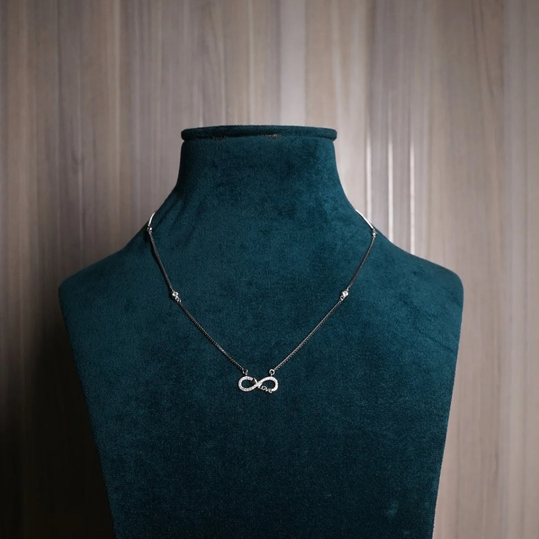 925 Silver Eternal Love Infinity Necklace