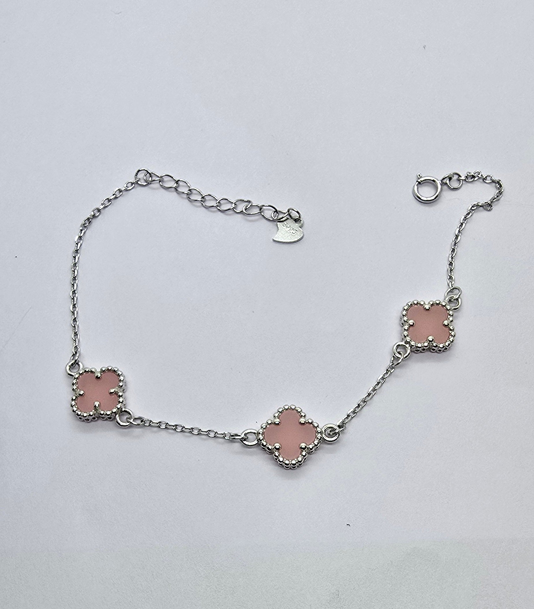 Pink Clover Bracelet