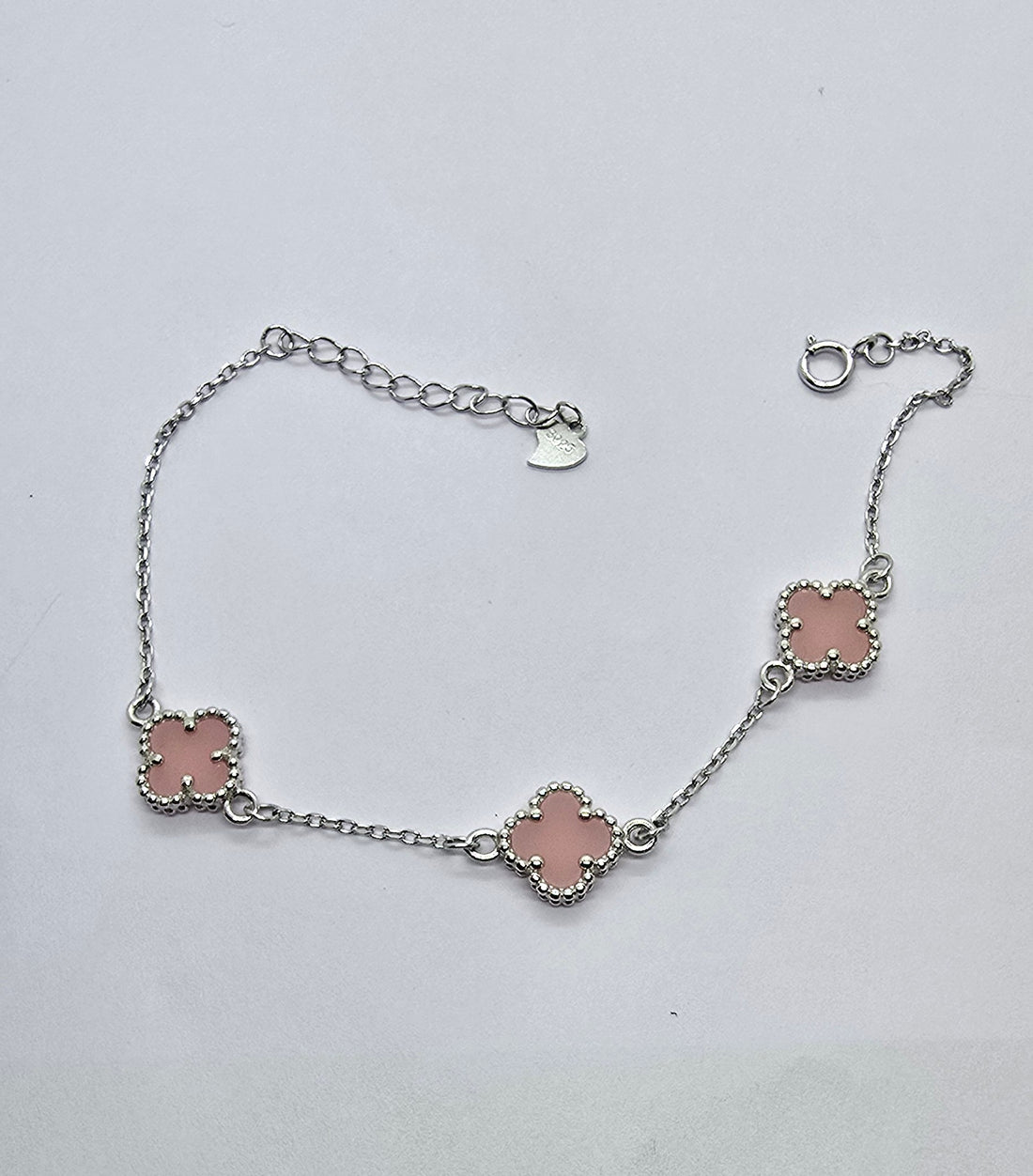 Pink Clover Bracelet