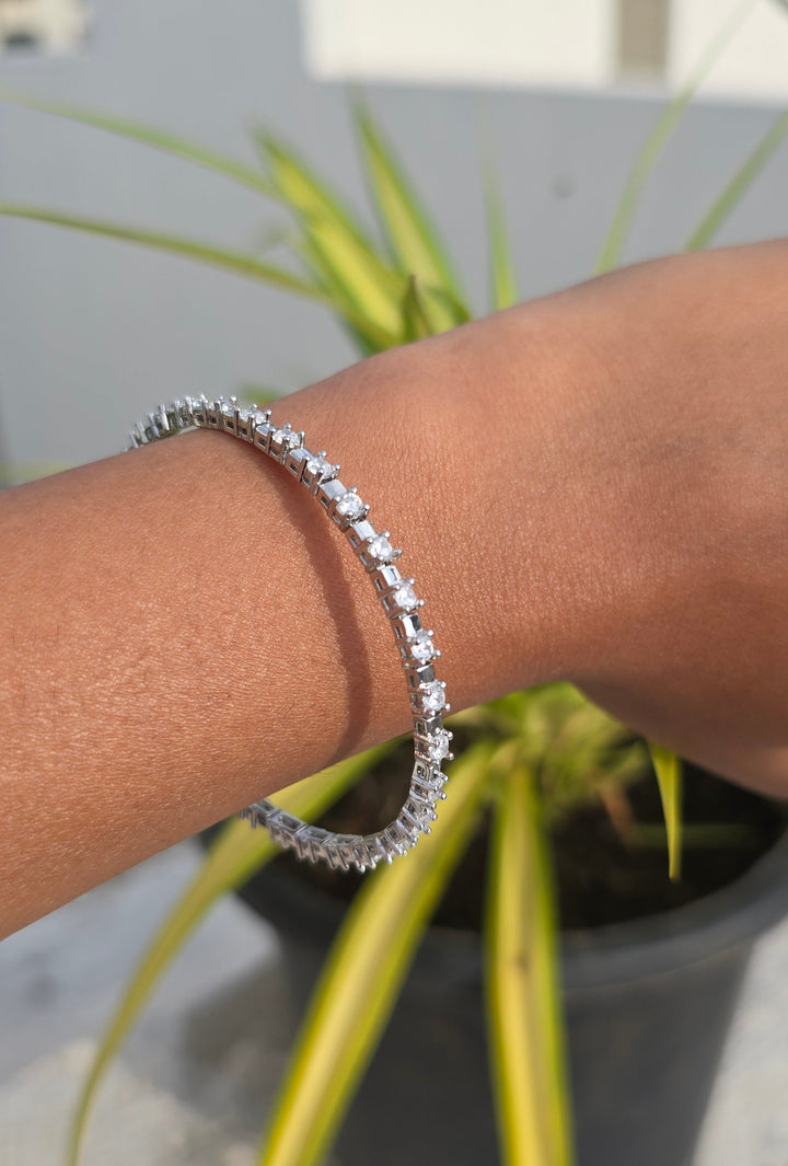 Silver Tennis Bracelet