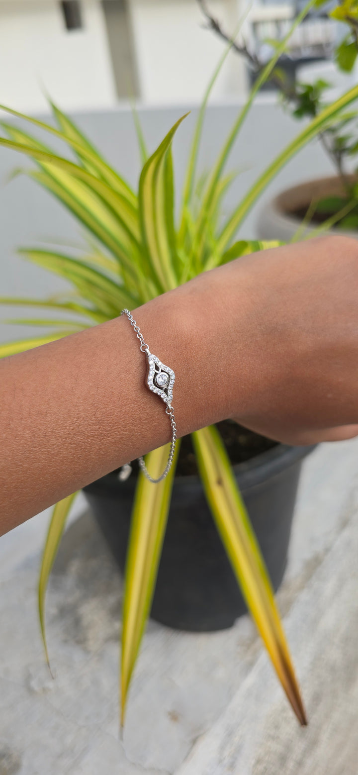 925 Sterling Silver Evil Eye Bracelet