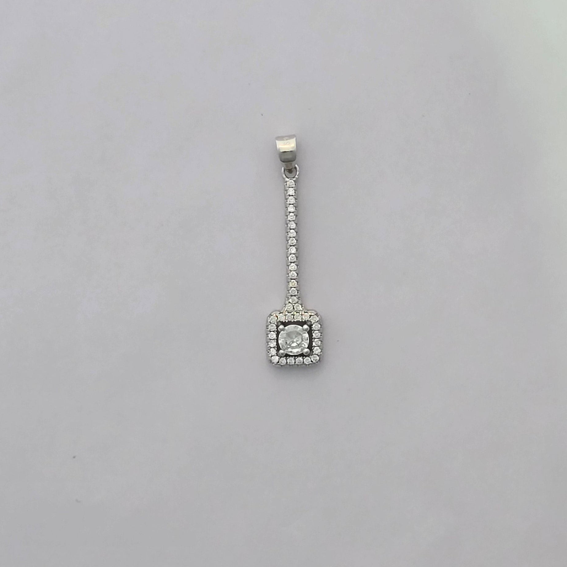 92.5 Silver Art Deco Pendent Set