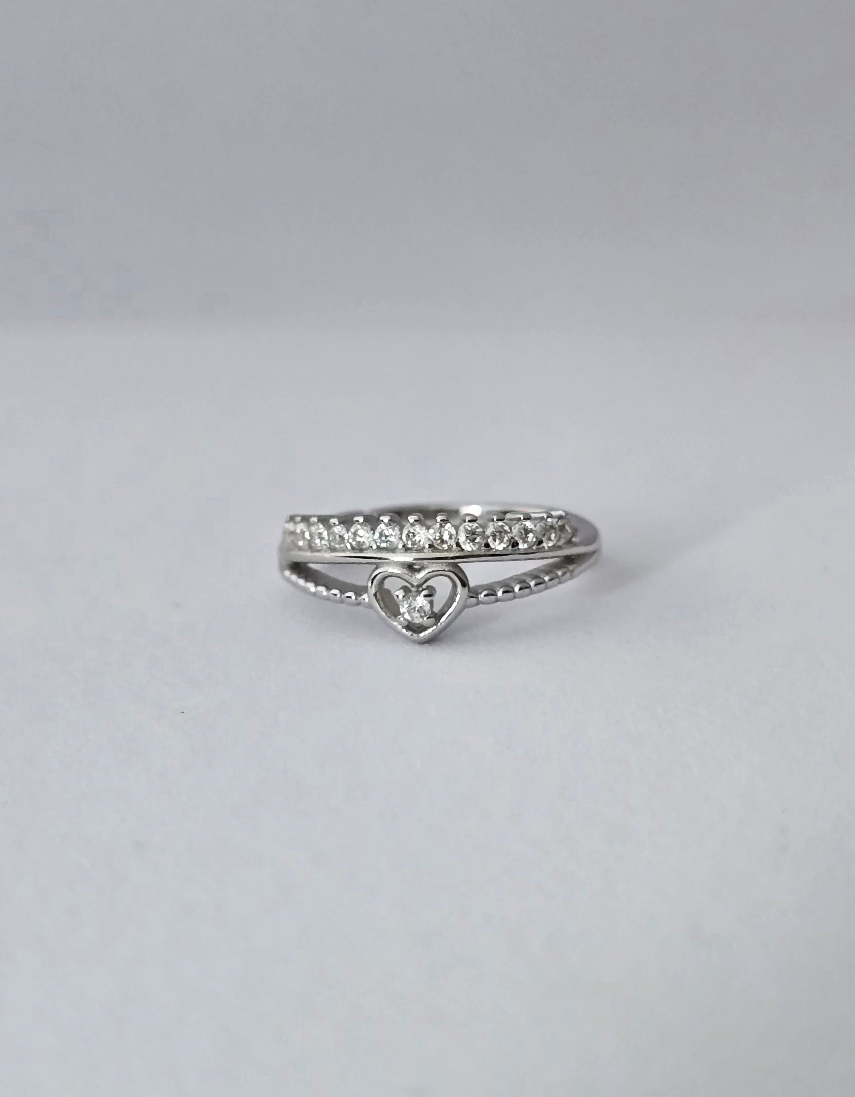 Royal Heart – 925 Sterling Silver Crown Ring