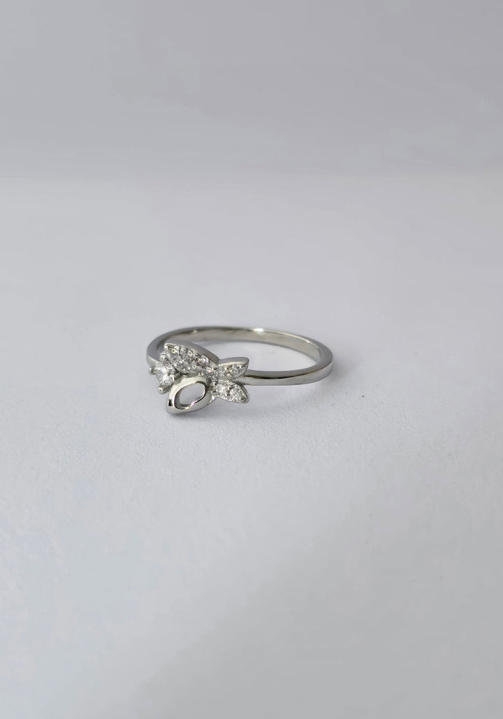 92.5 Silver Butterfly Grace Ring