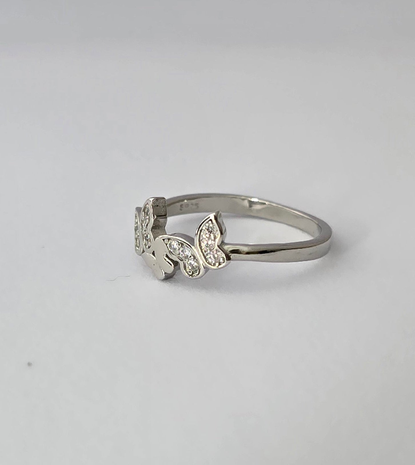 925 Silver Dual Butterfly Ring
