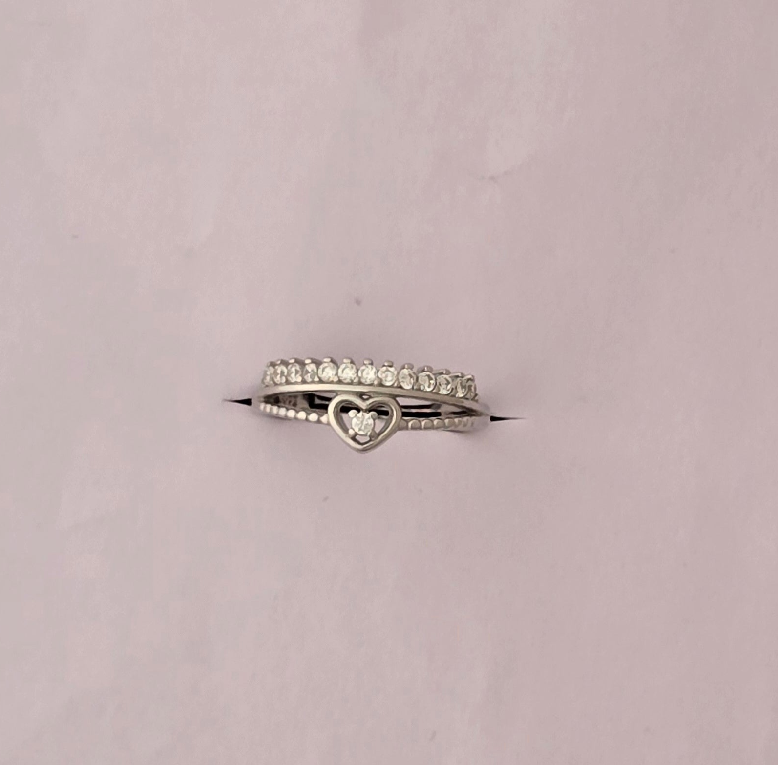 Royal Heart – 925 Sterling Silver Crown Ring