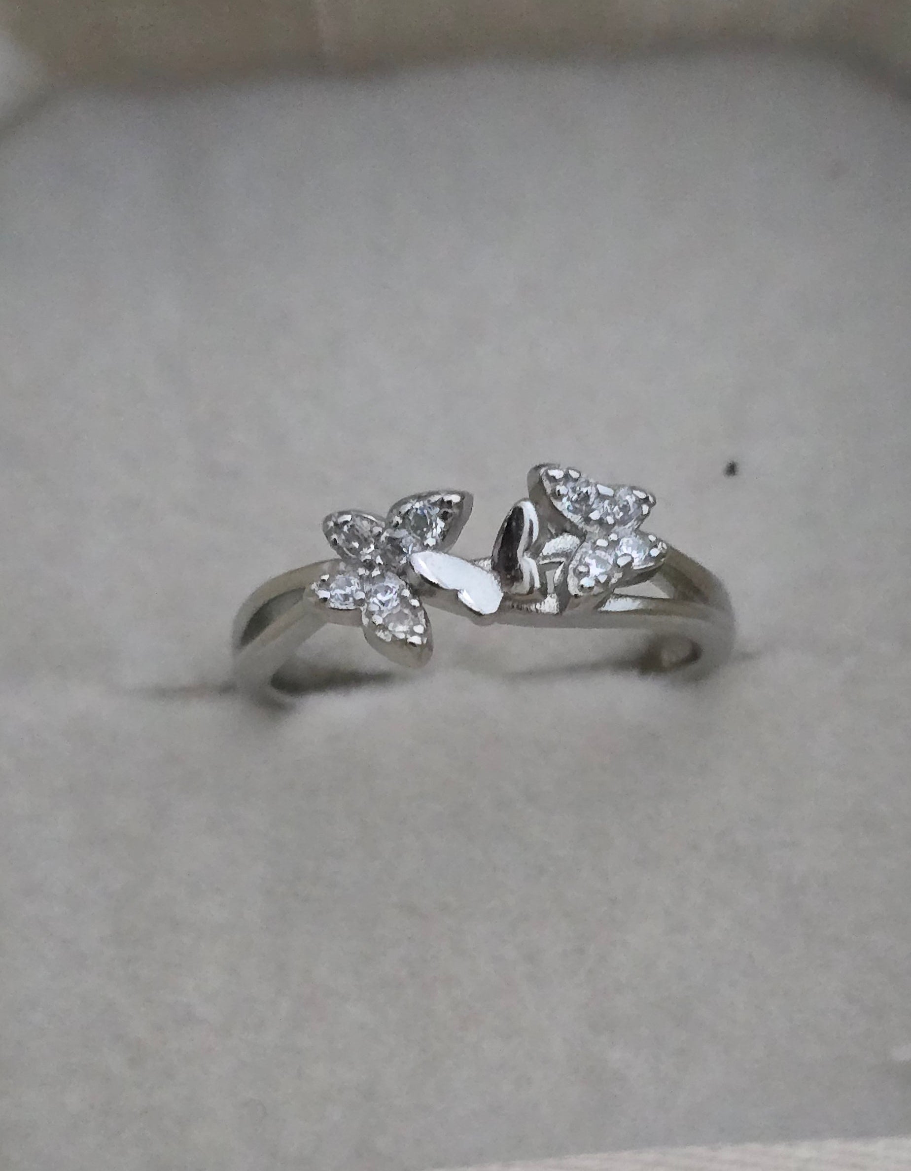 92.5 Silver Butterfly Grace Ring
