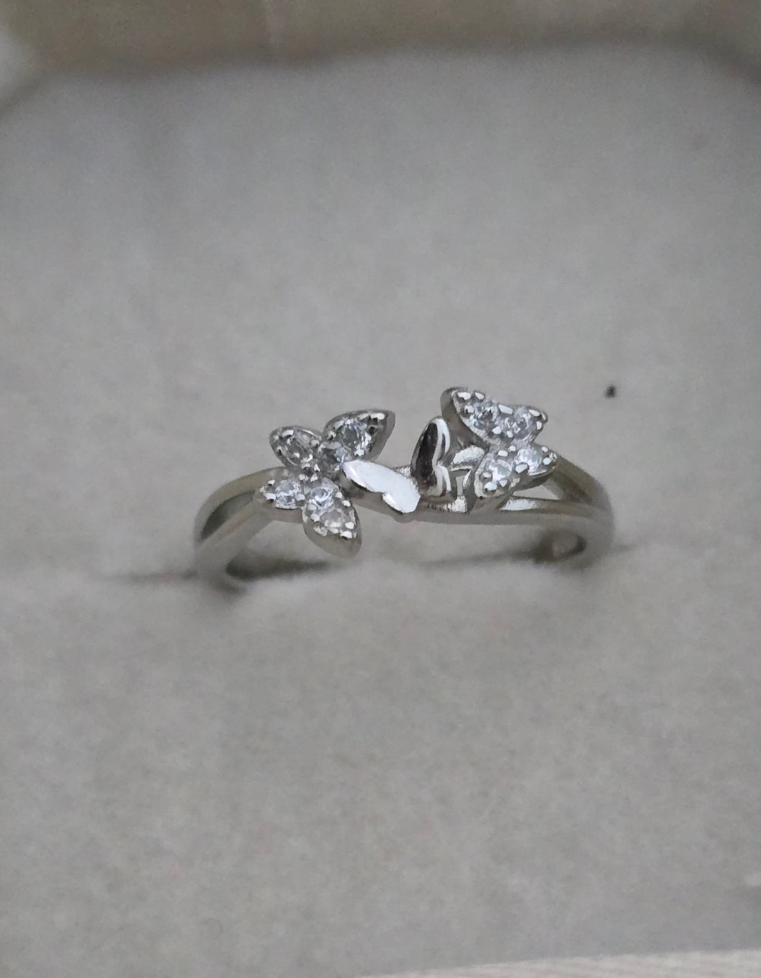 92.5 Silver Butterfly Grace Ring