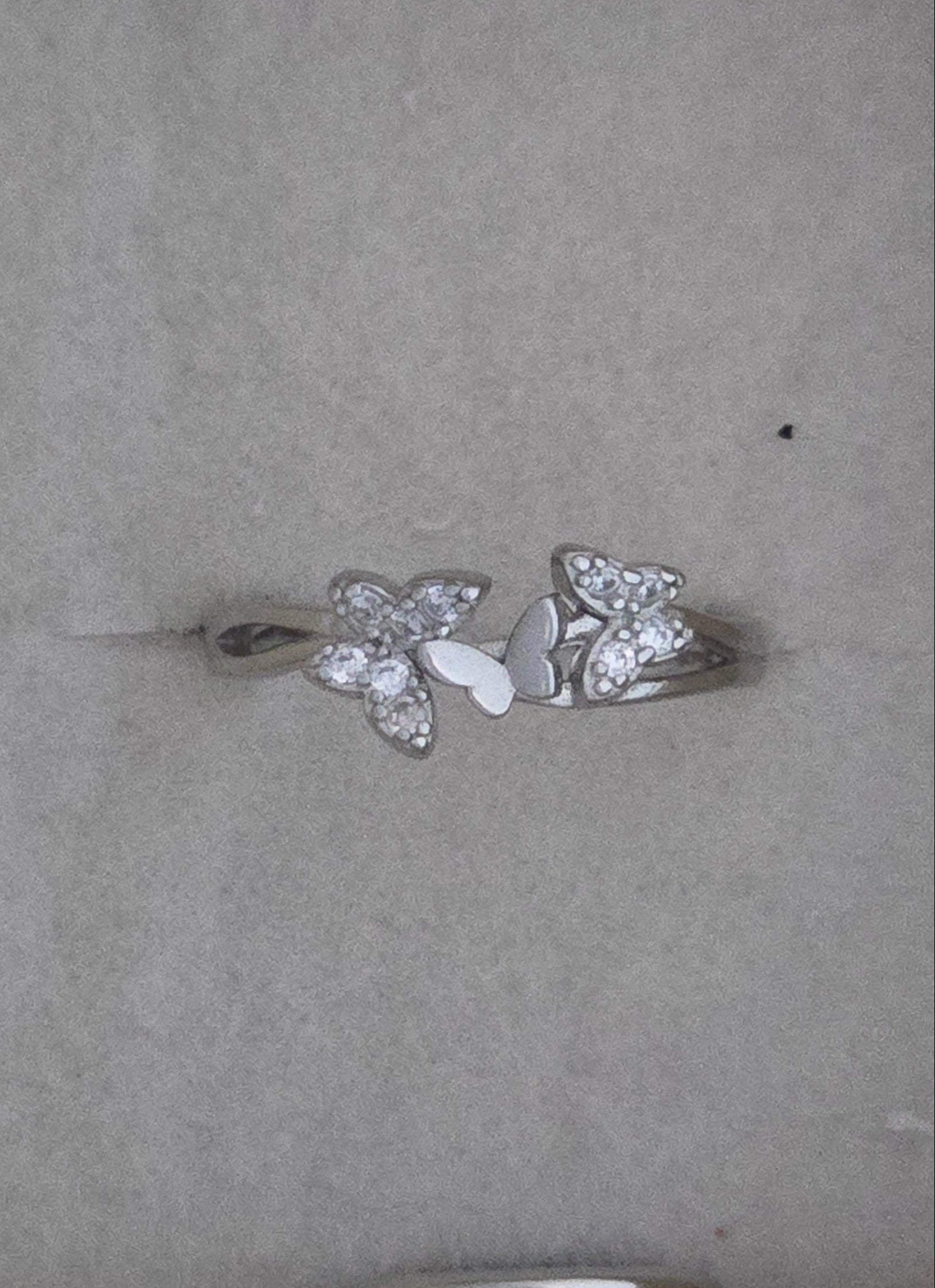 92.5 Silver Butterfly Grace Ring
