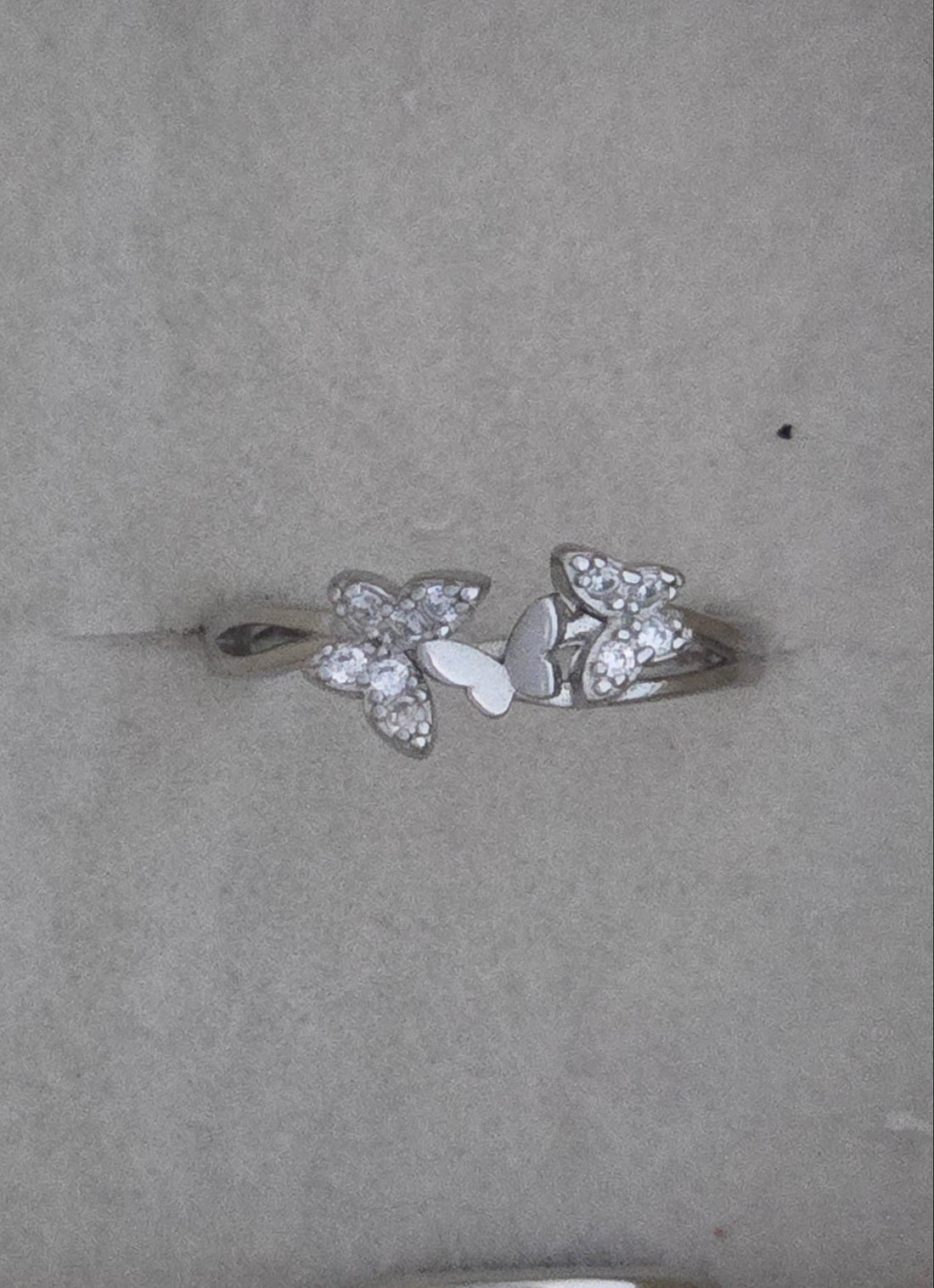 92.5 Silver Butterfly Grace Ring