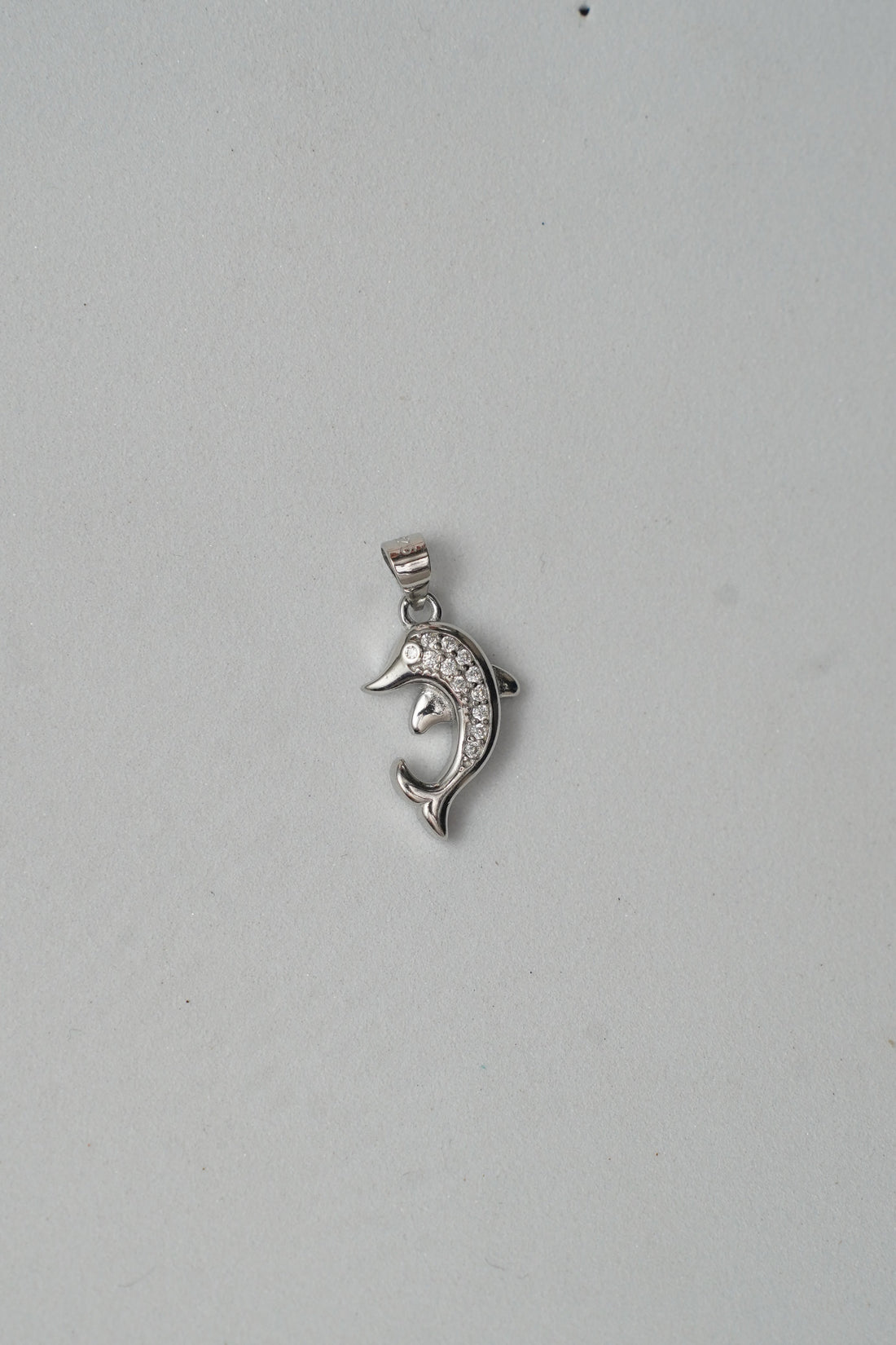 925 Silver Leaping Dolphin Pendant Set
