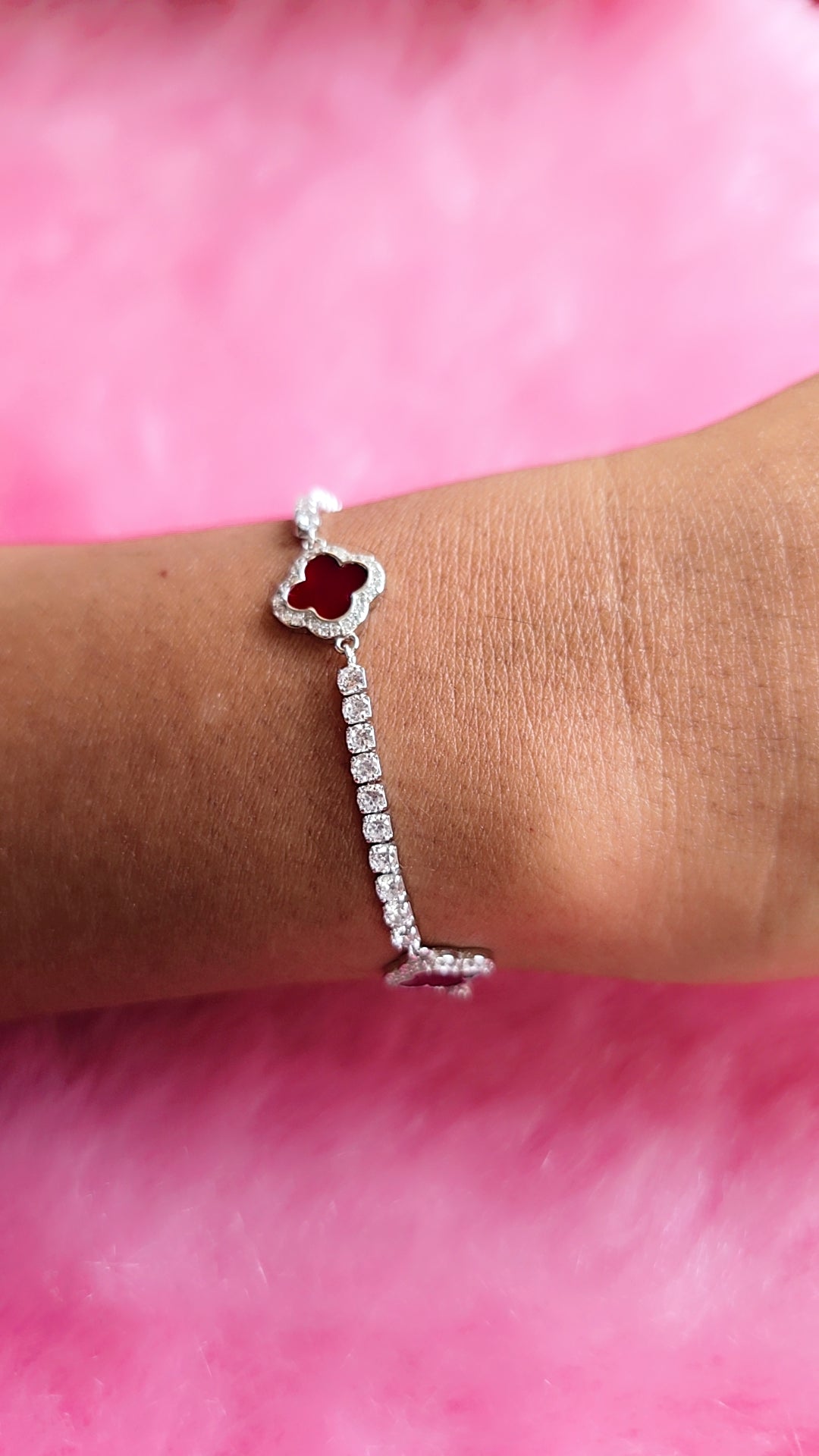 Marron Clover Bracelet