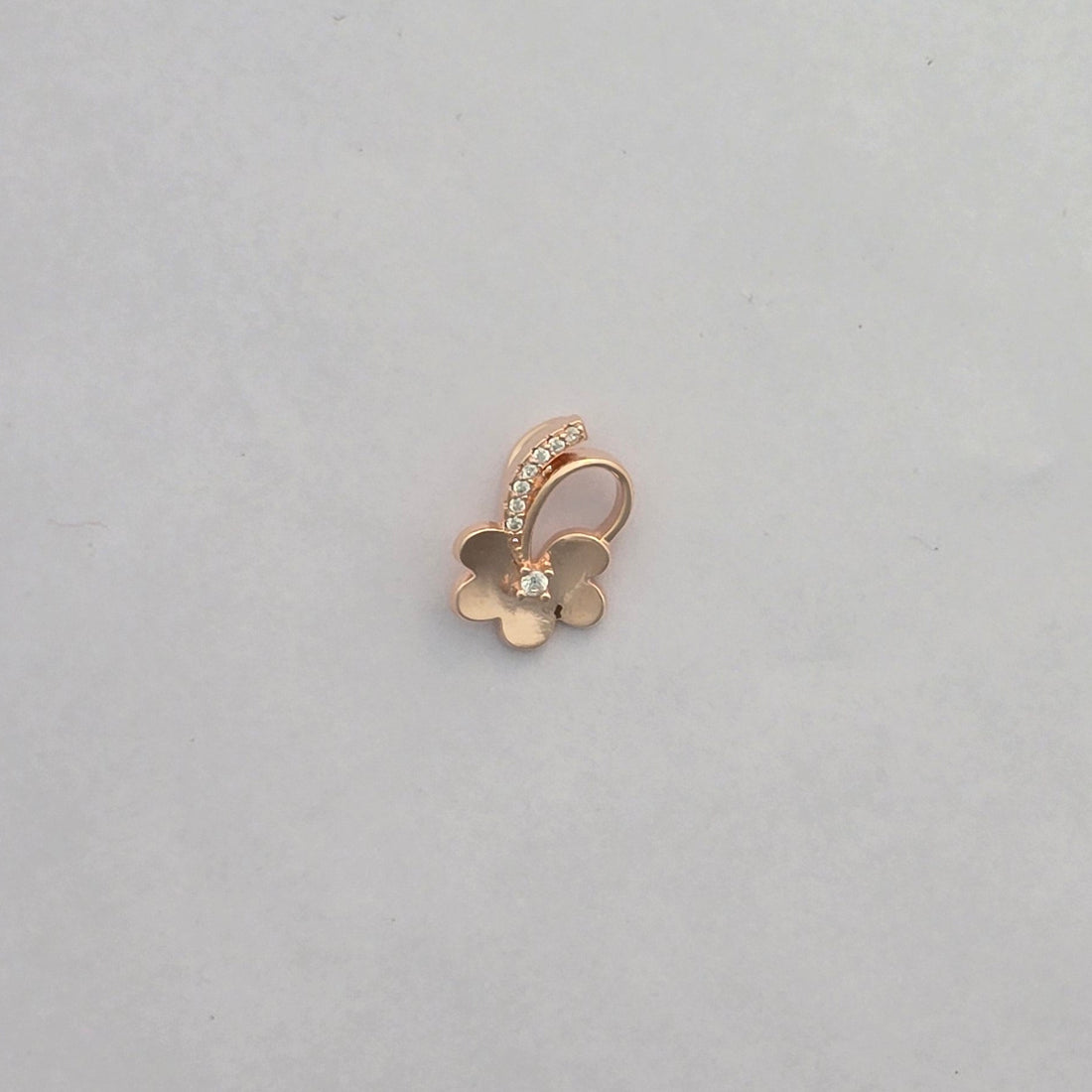 92.5 Silver Rose Bloom Elegance Pendent Set