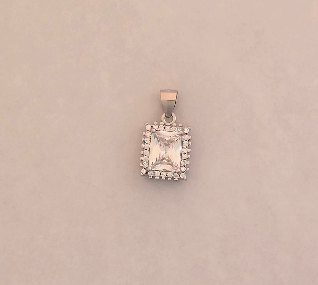 92.5 Regal Radiance Rectangle Pendent Set