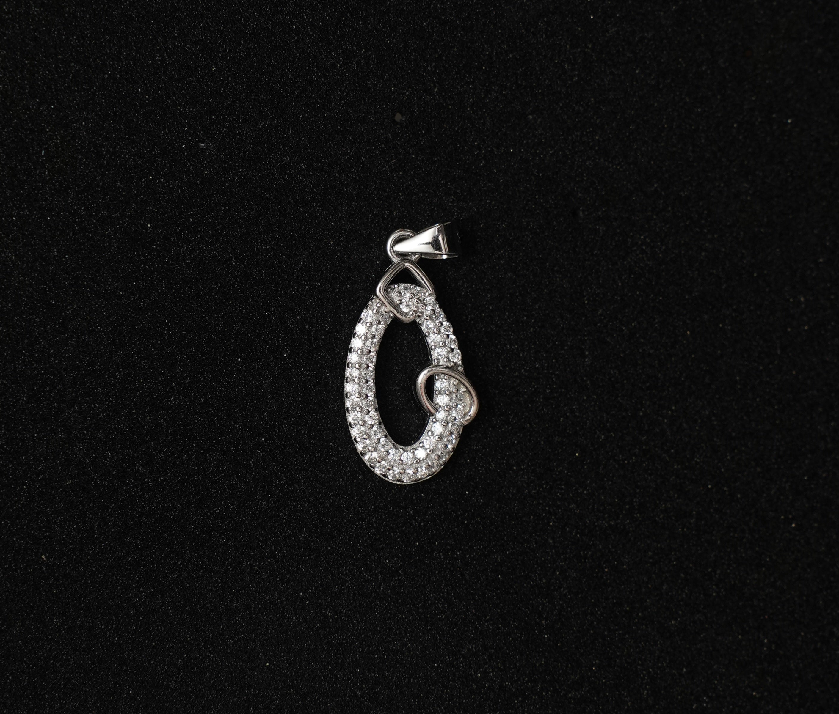 92.5 Sterling silver Teardrop Pendent Set